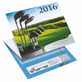Golf Trifold Calendar